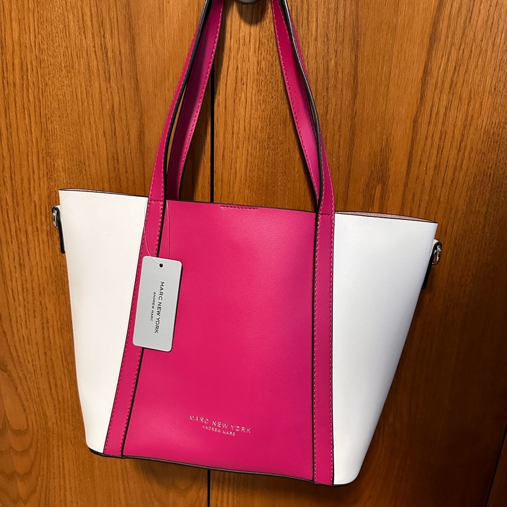 Marc New York Pink and White Women's Tote Bag